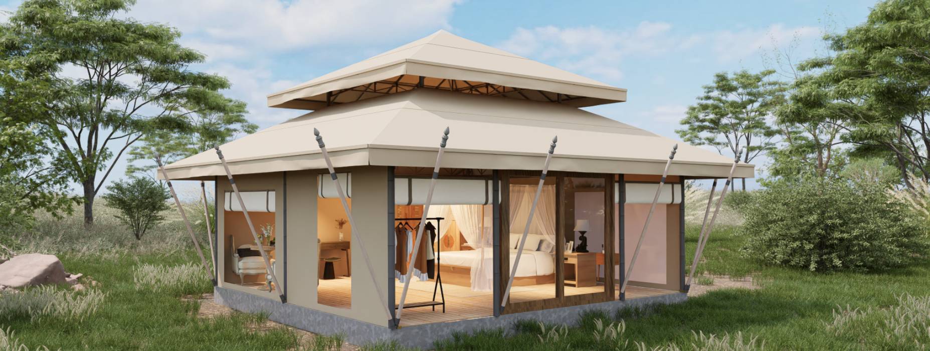 上蔡县户外野奢帐篷